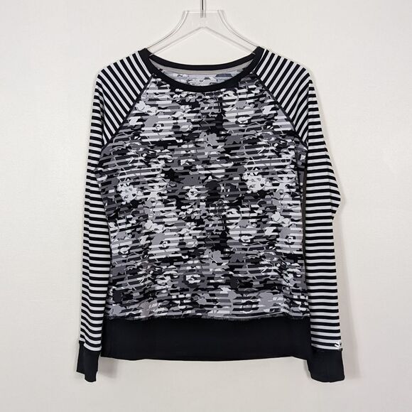 Coolibar Black and White SPF Shirt Medium - Picture 1 of 6